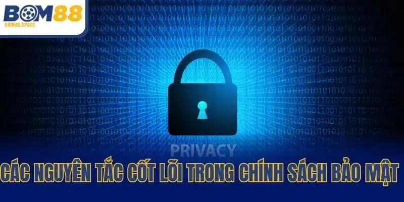 Các nguyên tắc cốt lõi trong chính sách bảo mật BOM88